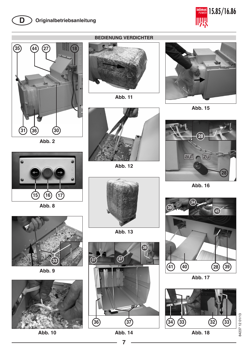 intimus POWER 16.86 User Manual | Page 7 / 68