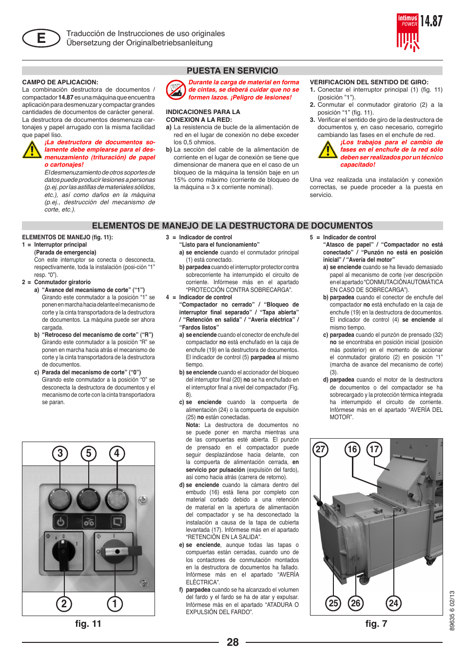 Fig. 11 | intimus POWER 14.87 User Manual | Page 28 / 68