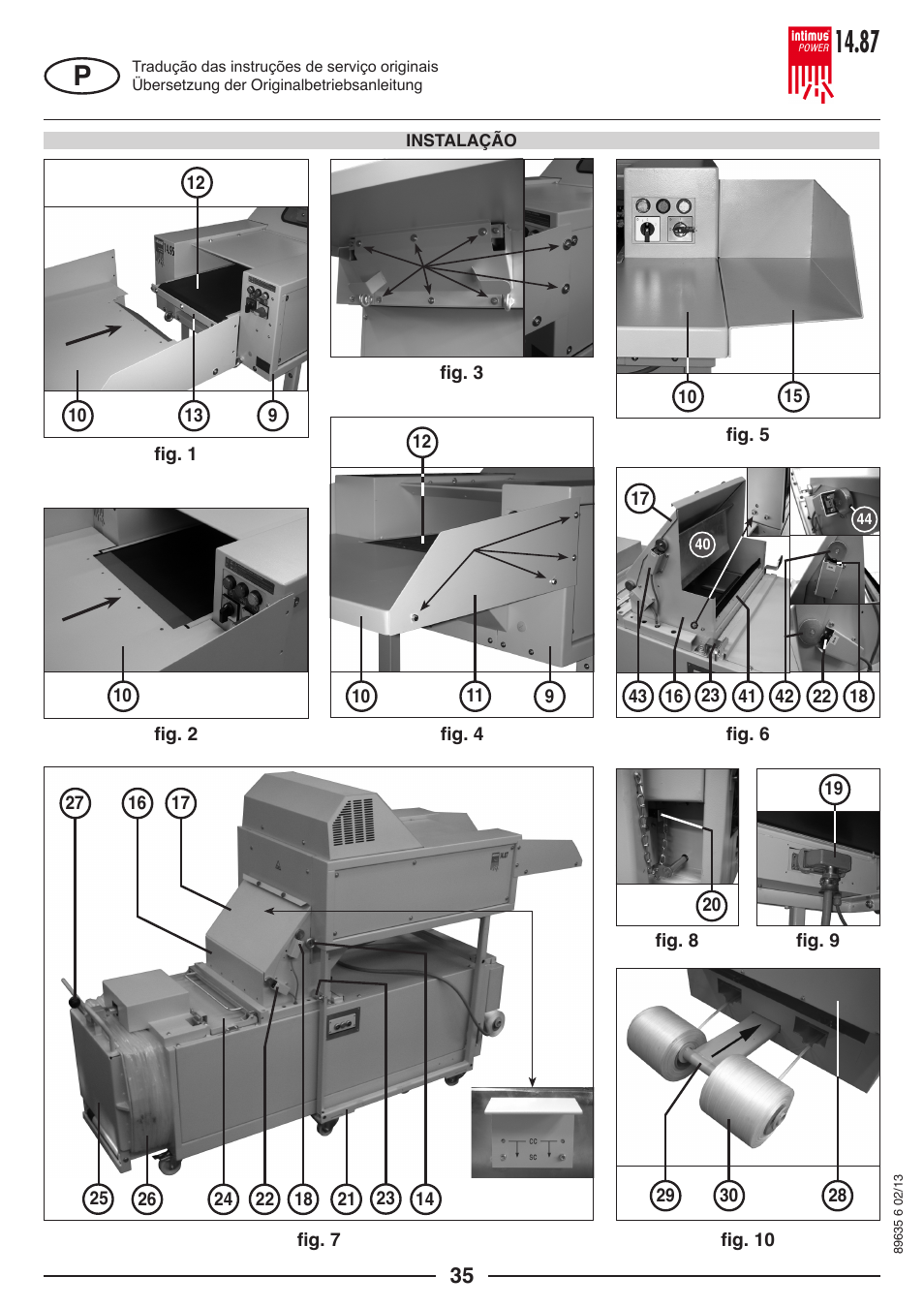intimus POWER 14.87 User Manual | Page 35 / 68