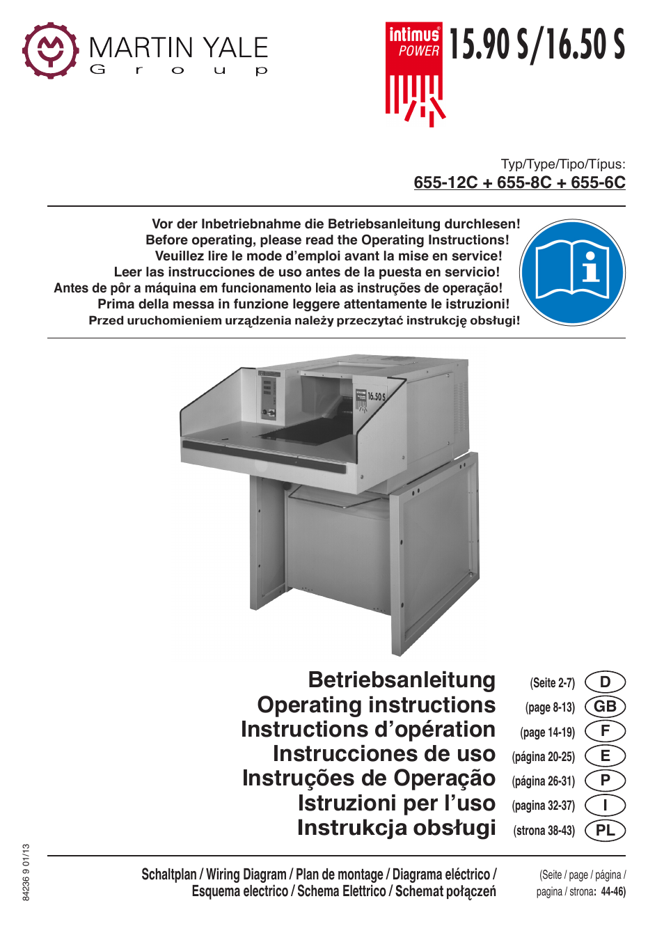 intimus POWER 16.50 S User Manual | 48 pages