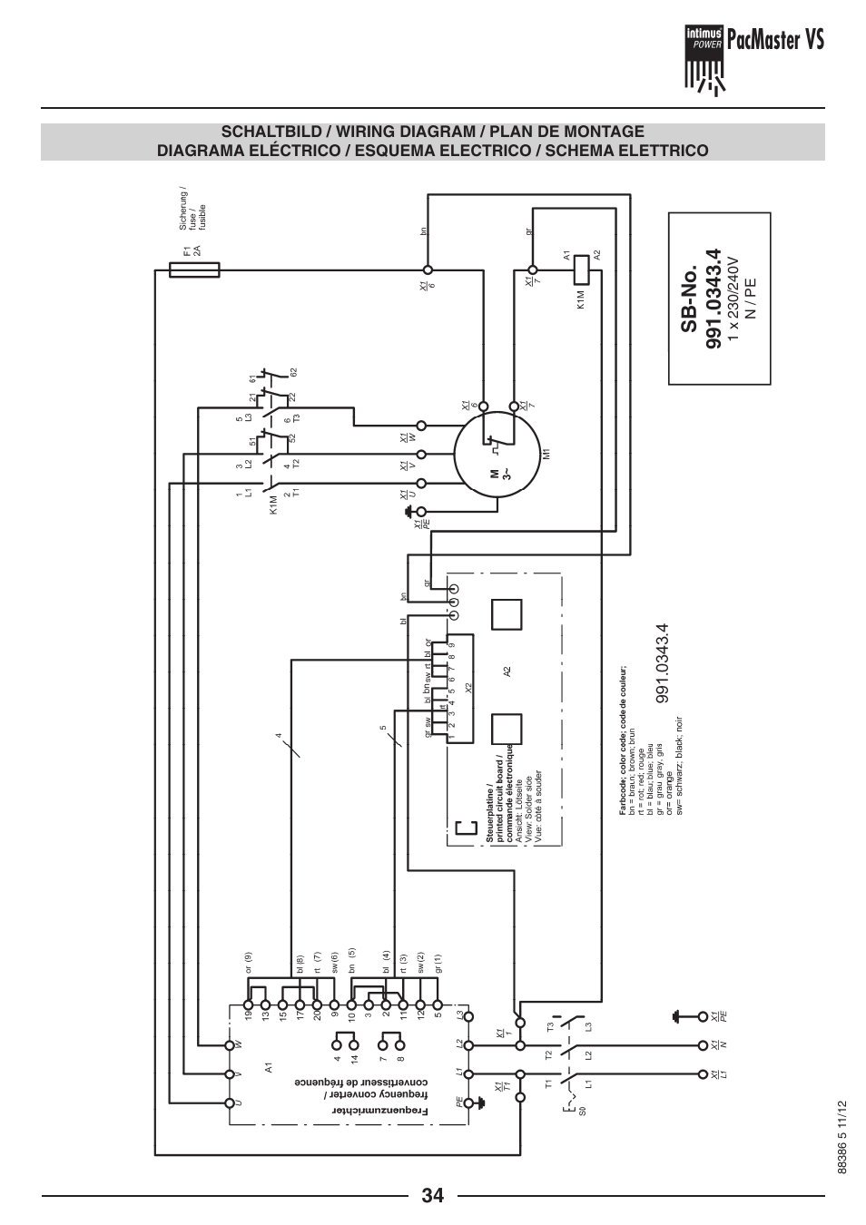 Pacmaster vs | intimus PacMaster S User Manual | Page 34 / 36