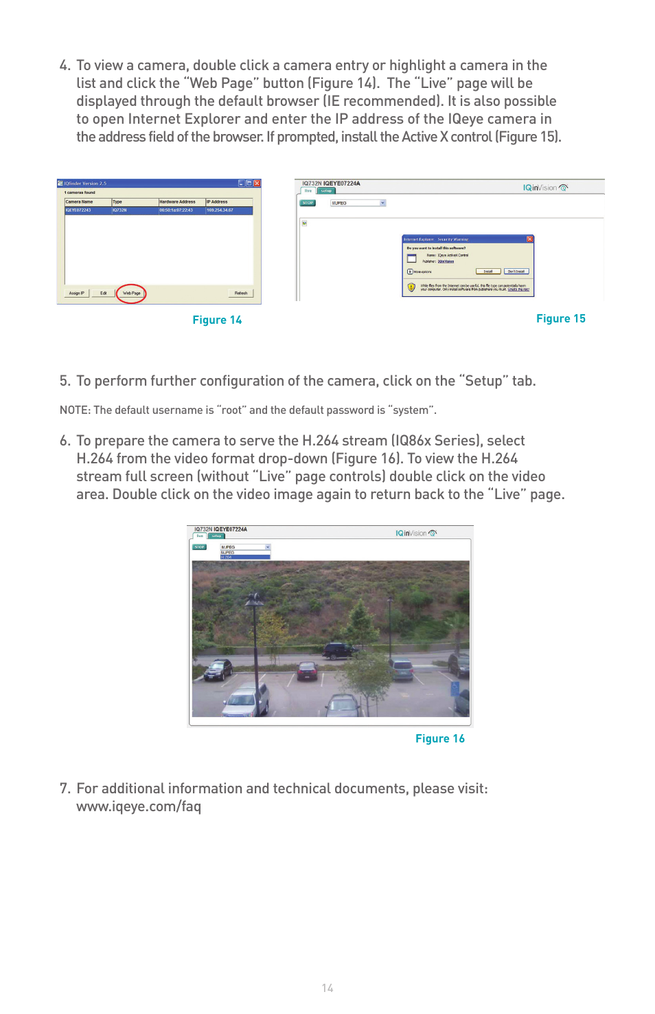 IQinVision Sentinel Series User Manual | Page 14 / 20