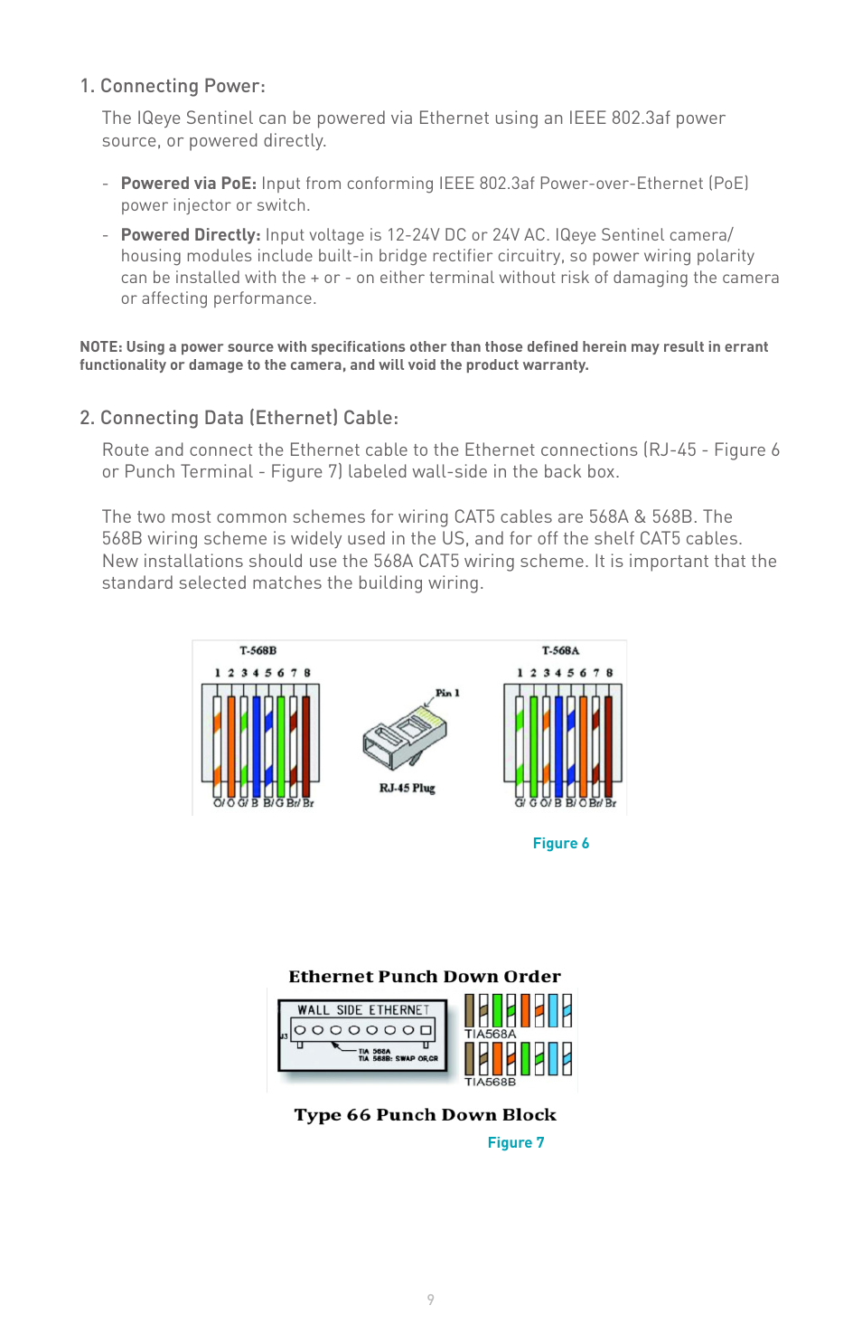 IQinVision Sentinel Series User Manual | Page 9 / 20