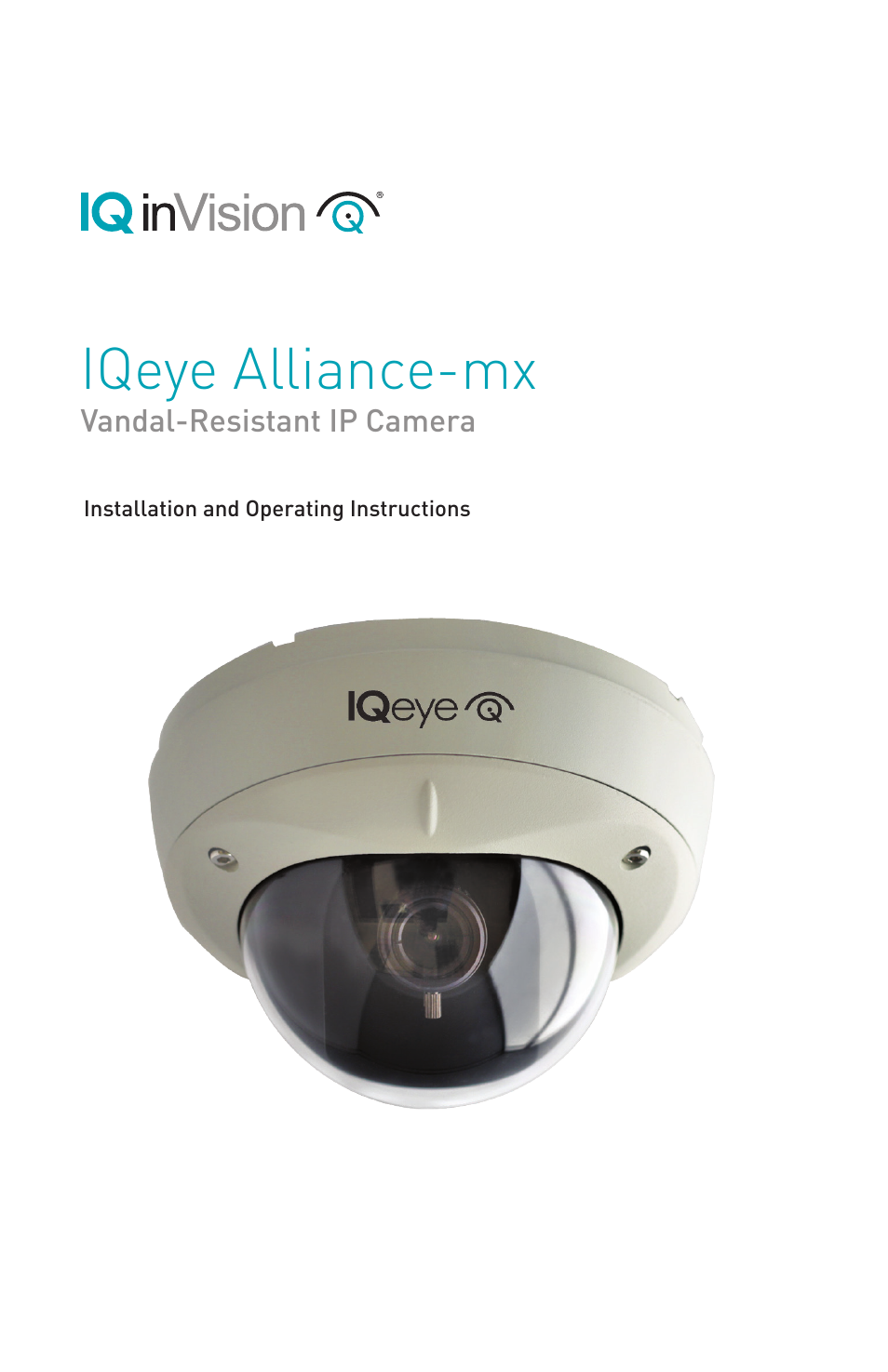 IQinVision Alliance-mx User Manual | 12 pages