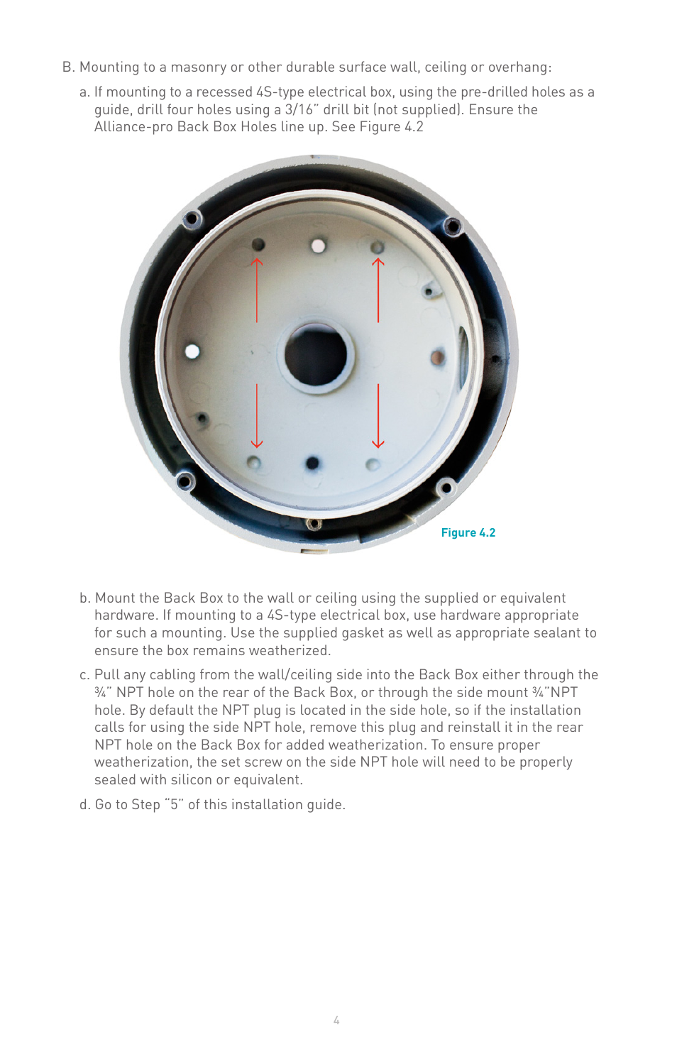 IQinVision Alliance-pro Backbox User Manual | Page 4 / 8