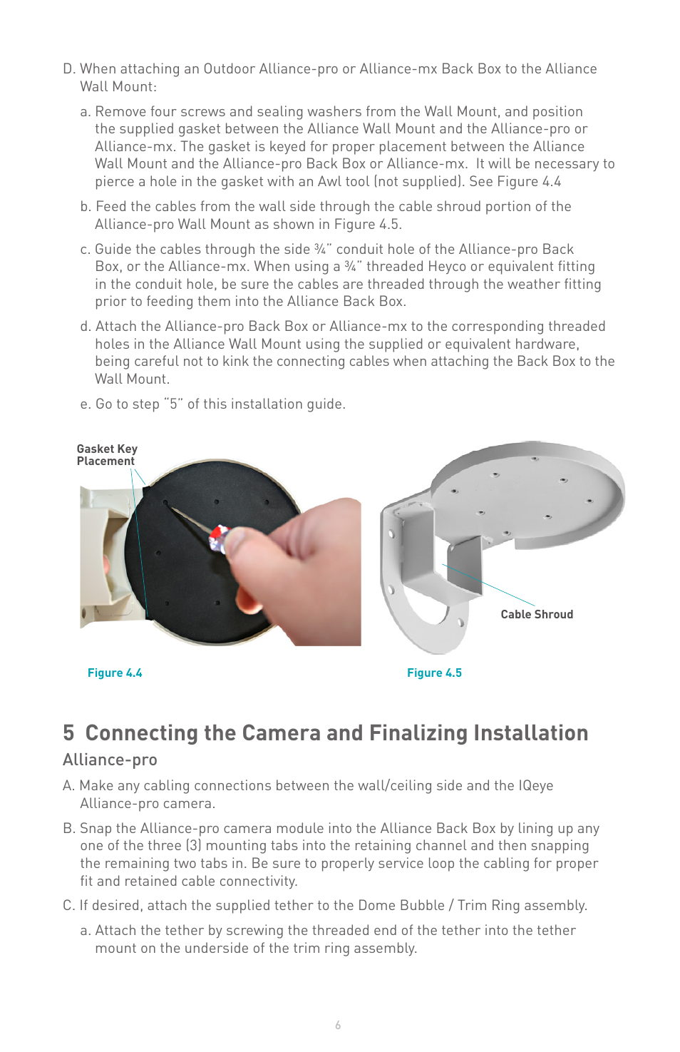 Alliance-pro | IQinVision Alliance-pro Backbox User Manual | Page 6 / 8