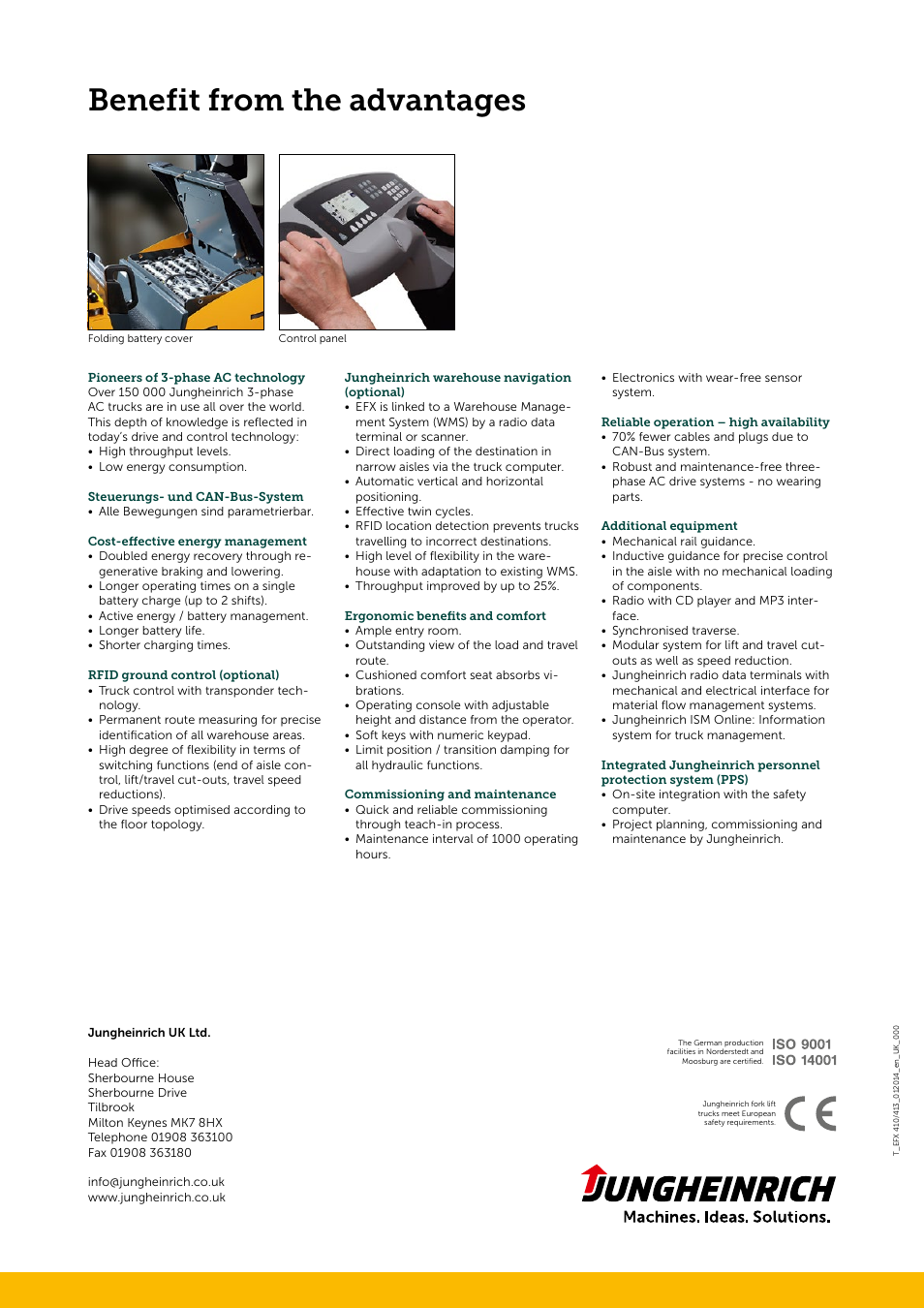 Benefit from the advantages | Jungheinrich EFX_410-413 User Manual | Page 4 / 4