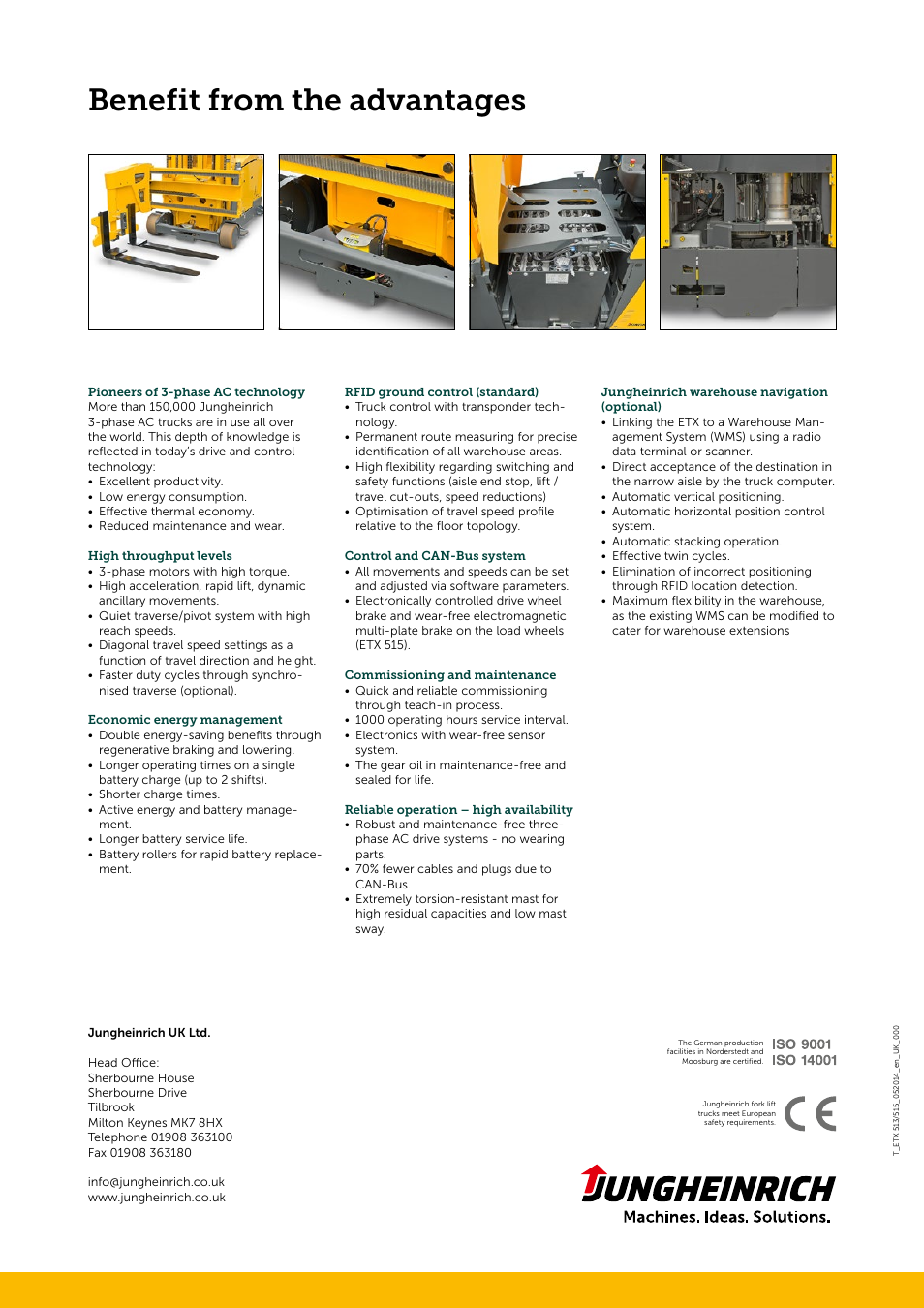 Benefit from the advantages | Jungheinrich ETX_513-515 User Manual | Page 8 / 8