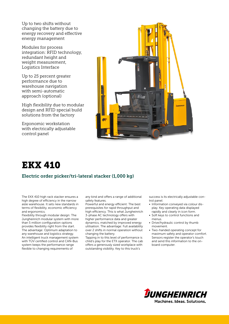 Jungheinrich EKX_410 User Manual | 4 pages