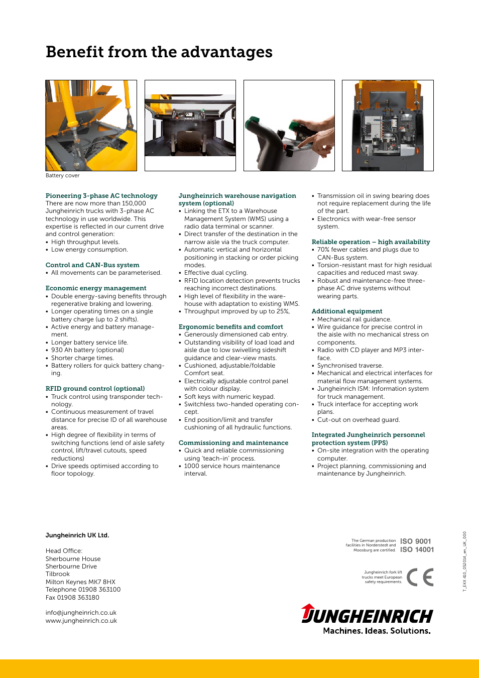 Benefit from the advantages | Jungheinrich EKX_410 User Manual | Page 4 / 4