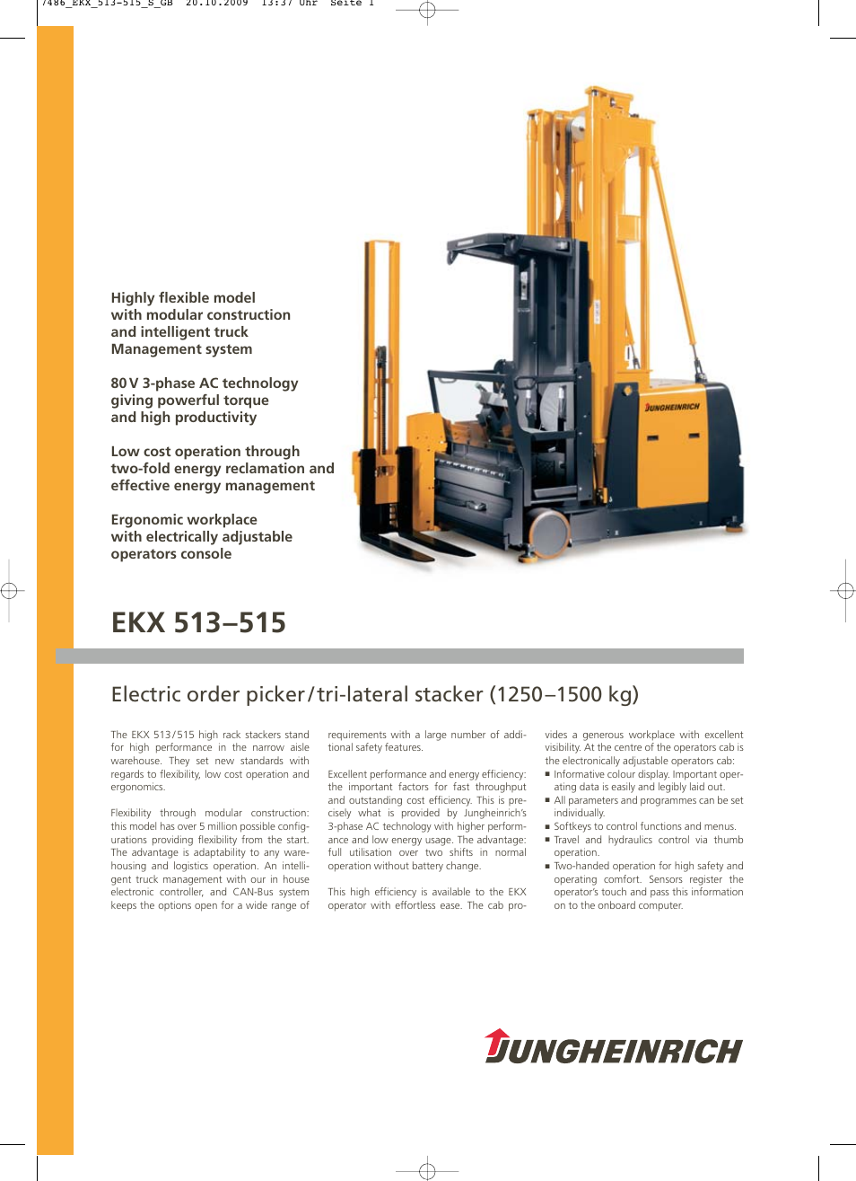 Jungheinrich EKX_513-515 User Manual | 6 pages