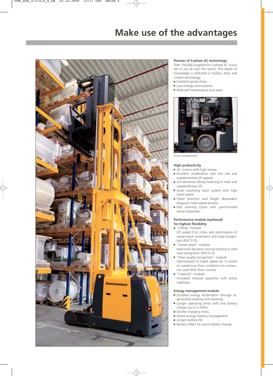 Make use of the advantages | Jungheinrich EKX_513-515 User Manual | Page 5 / 6