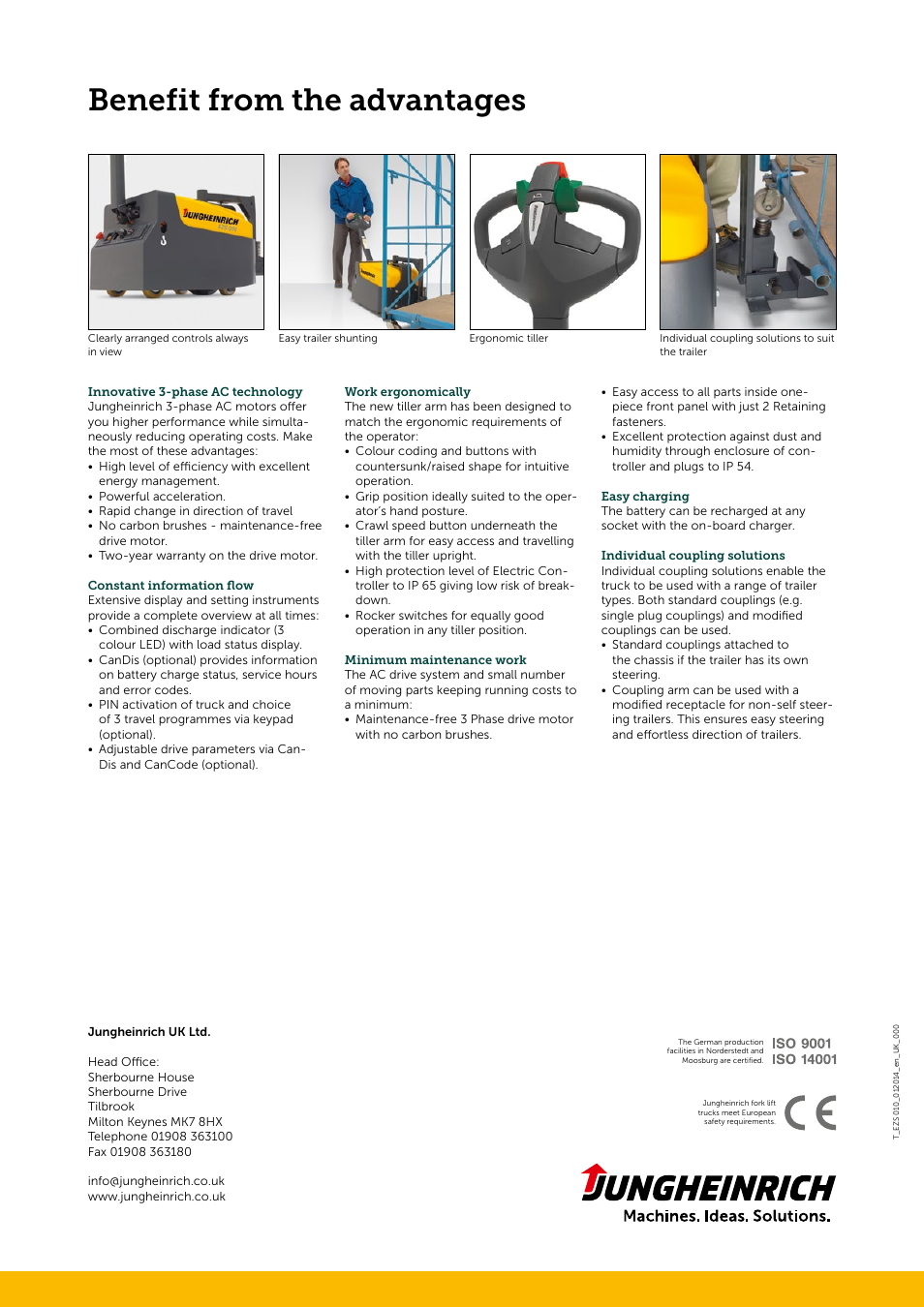 Benefit from the advantages | Jungheinrich EZS_010 User Manual | Page 4 / 4