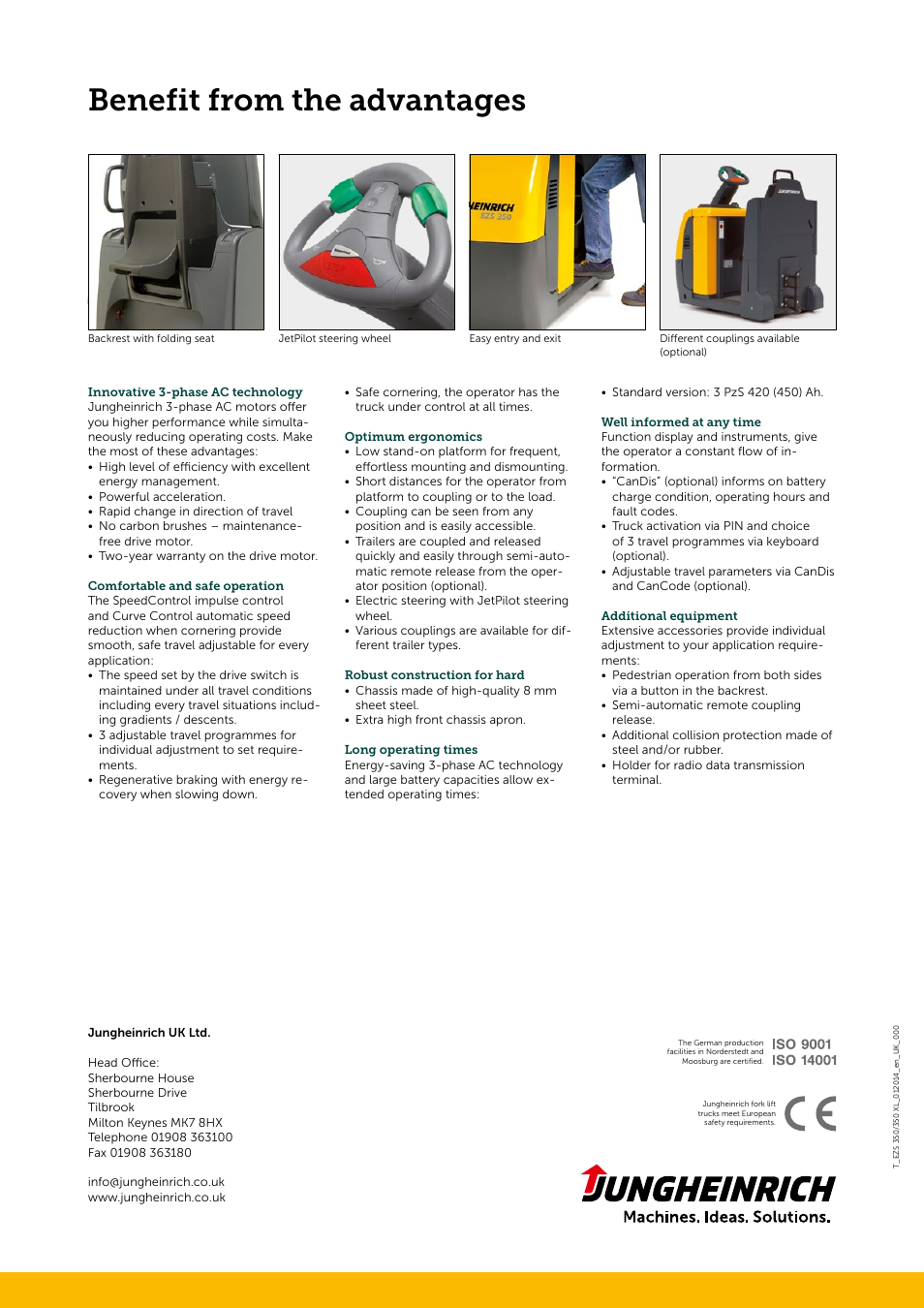 Benefit from the advantages | Jungheinrich EZS_350 User Manual | Page 4 / 4
