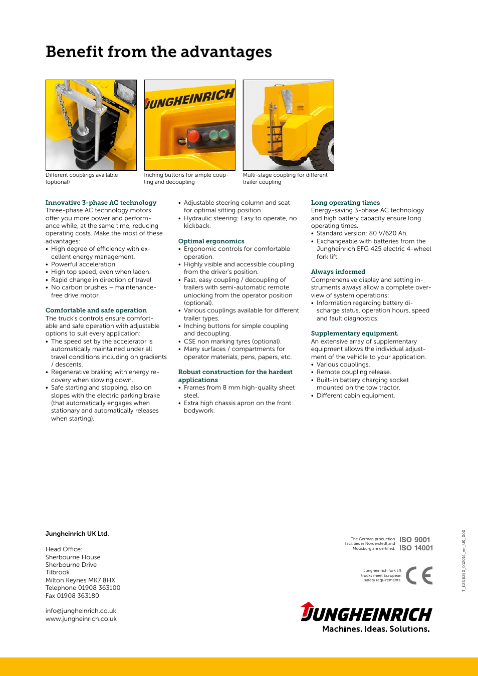 Benefit from the advantages | Jungheinrich EZS_6250 User Manual | Page 4 / 4