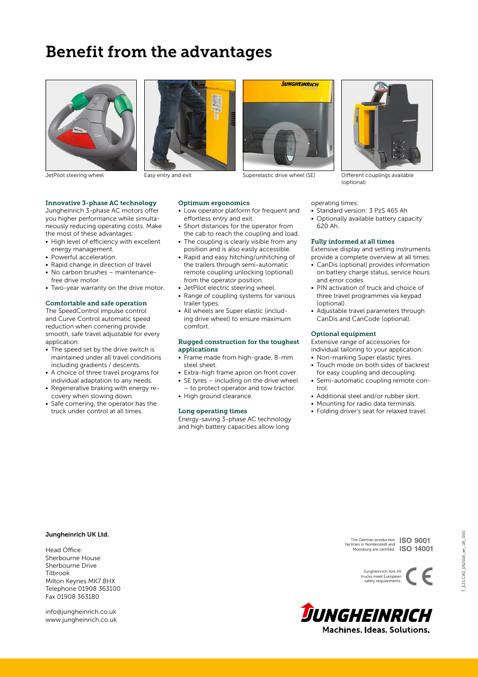 Benefit from the advantages | Jungheinrich EZS_C40 User Manual | Page 4 / 4