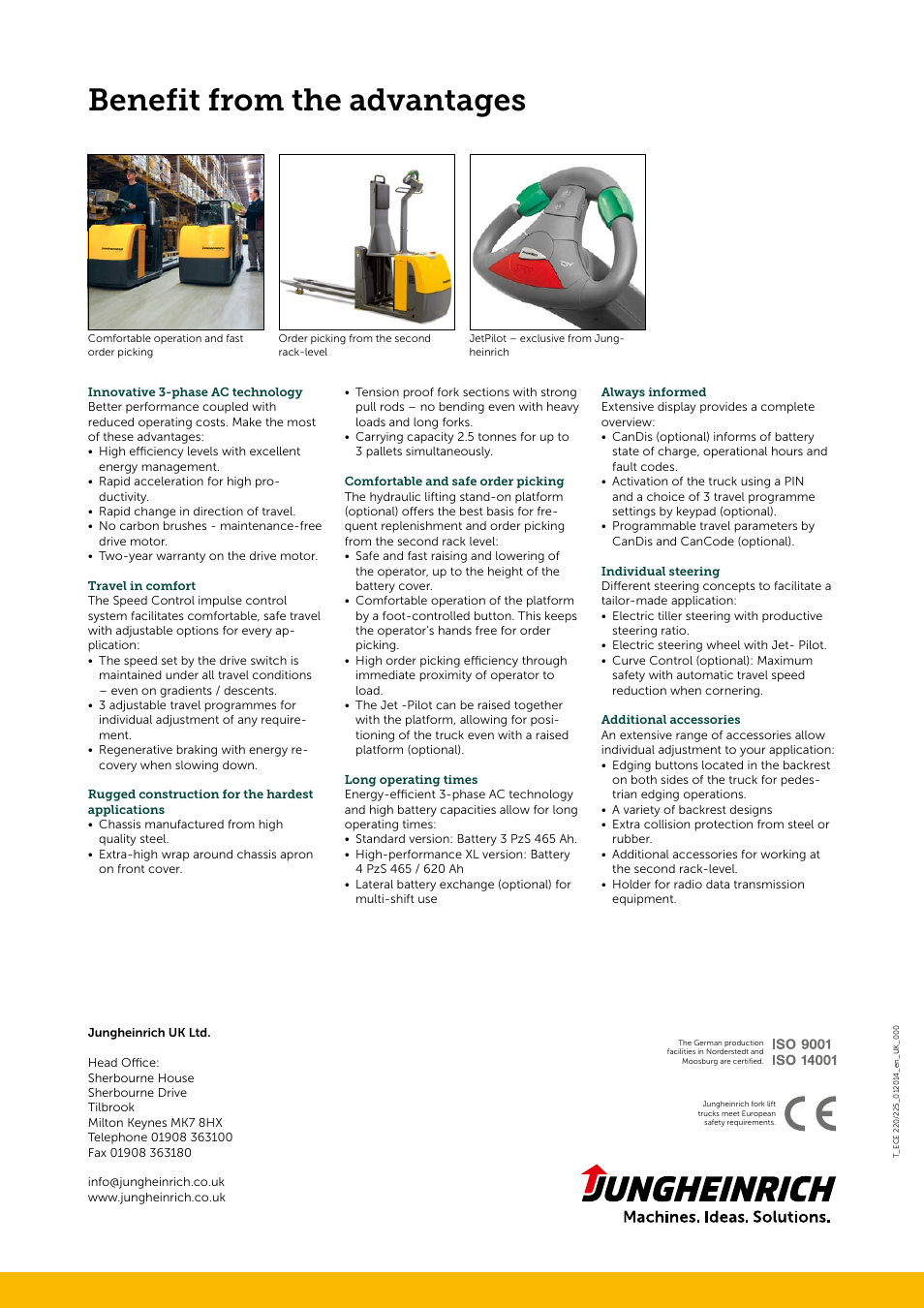 Benefit from the advantages | Jungheinrich ECE_220-225_alt User Manual | Page 4 / 4