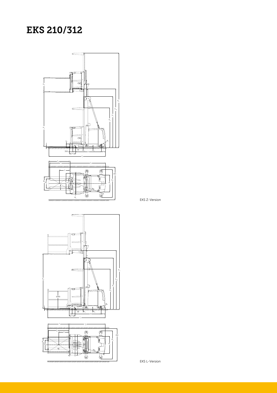Eks z-version, Eks l-version | Jungheinrich EKS_210-312 User Manual | Page 2 / 8