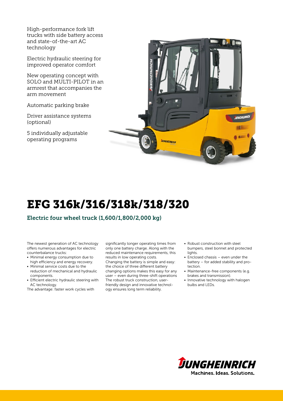 Jungheinrich EFG_316-318-320 User Manual | 4 pages
