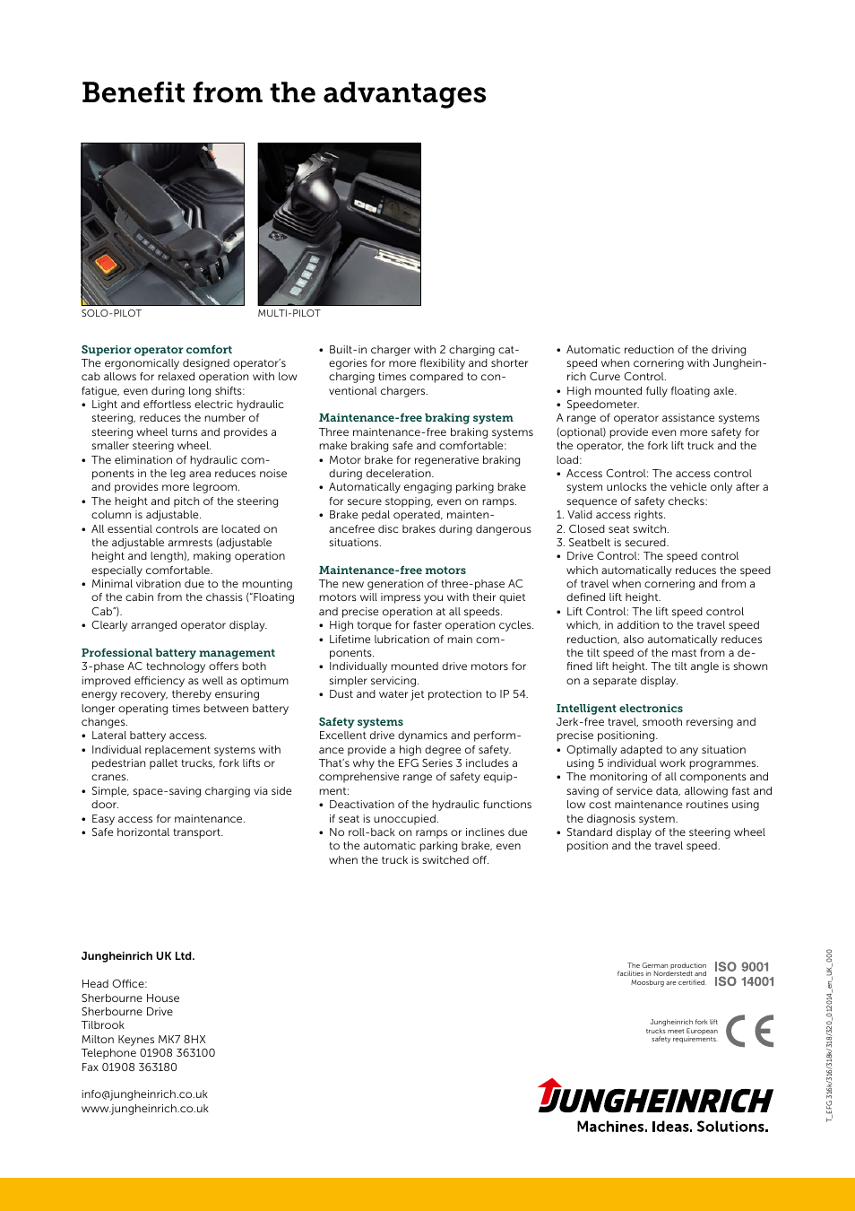 Benefit from the advantages | Jungheinrich EFG_316-318-320 User Manual | Page 4 / 4