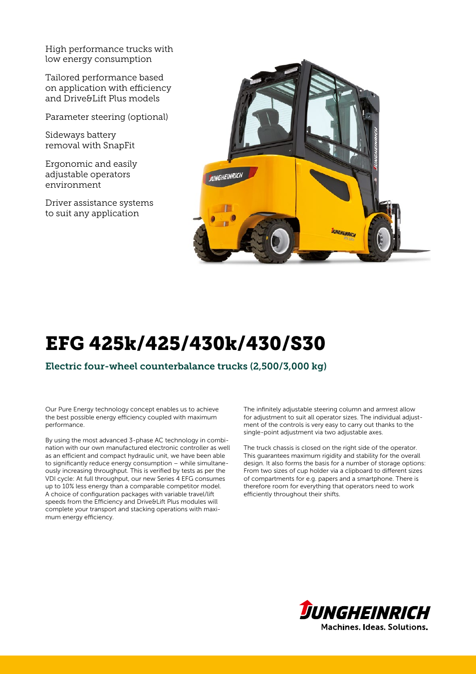 Jungheinrich EFG_S30 User Manual | 8 pages