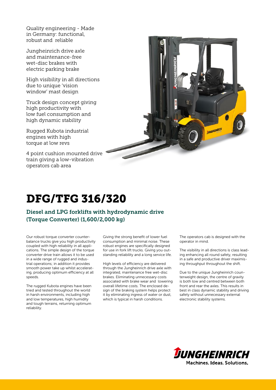 Jungheinrich TFG_316-320 User Manual | 8 pages