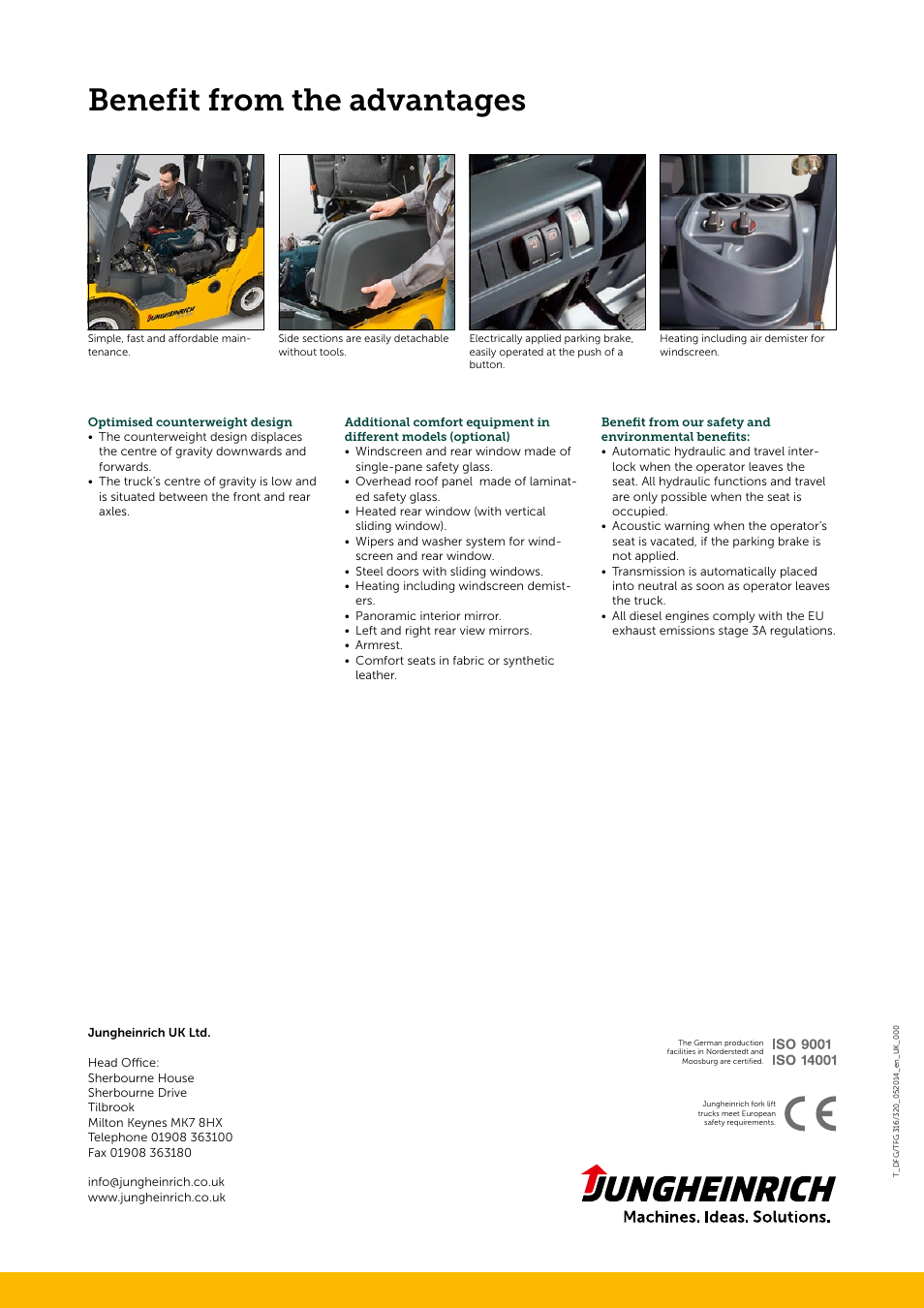 Benefit from the advantages | Jungheinrich TFG_316-320 User Manual | Page 8 / 8