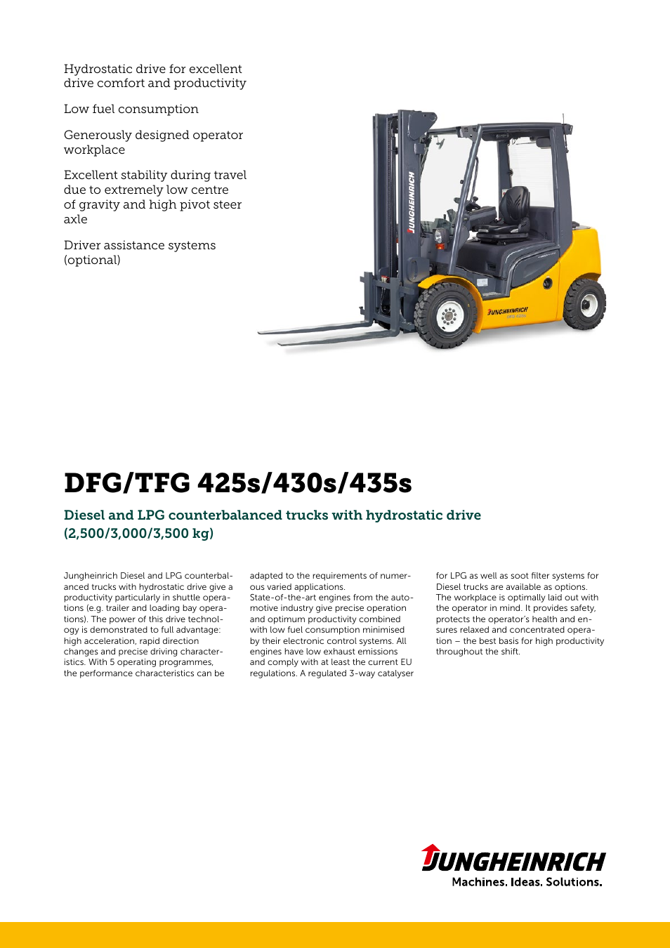 Jungheinrich DFG_425s-430s-435s User Manual | 4 pages