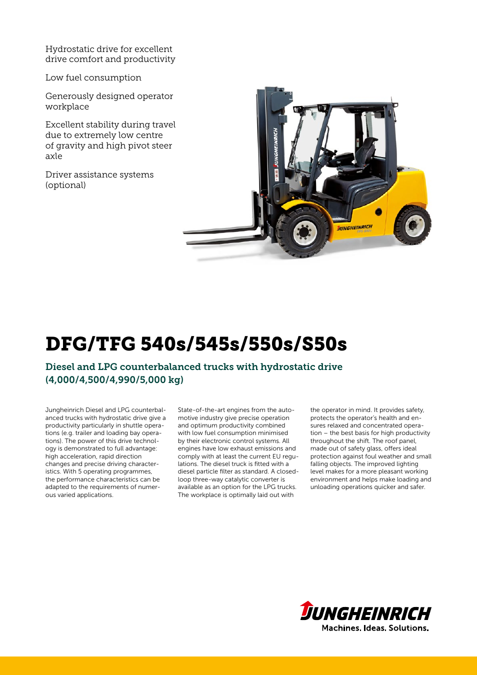 Jungheinrich TFG_S50s User Manual | 4 pages