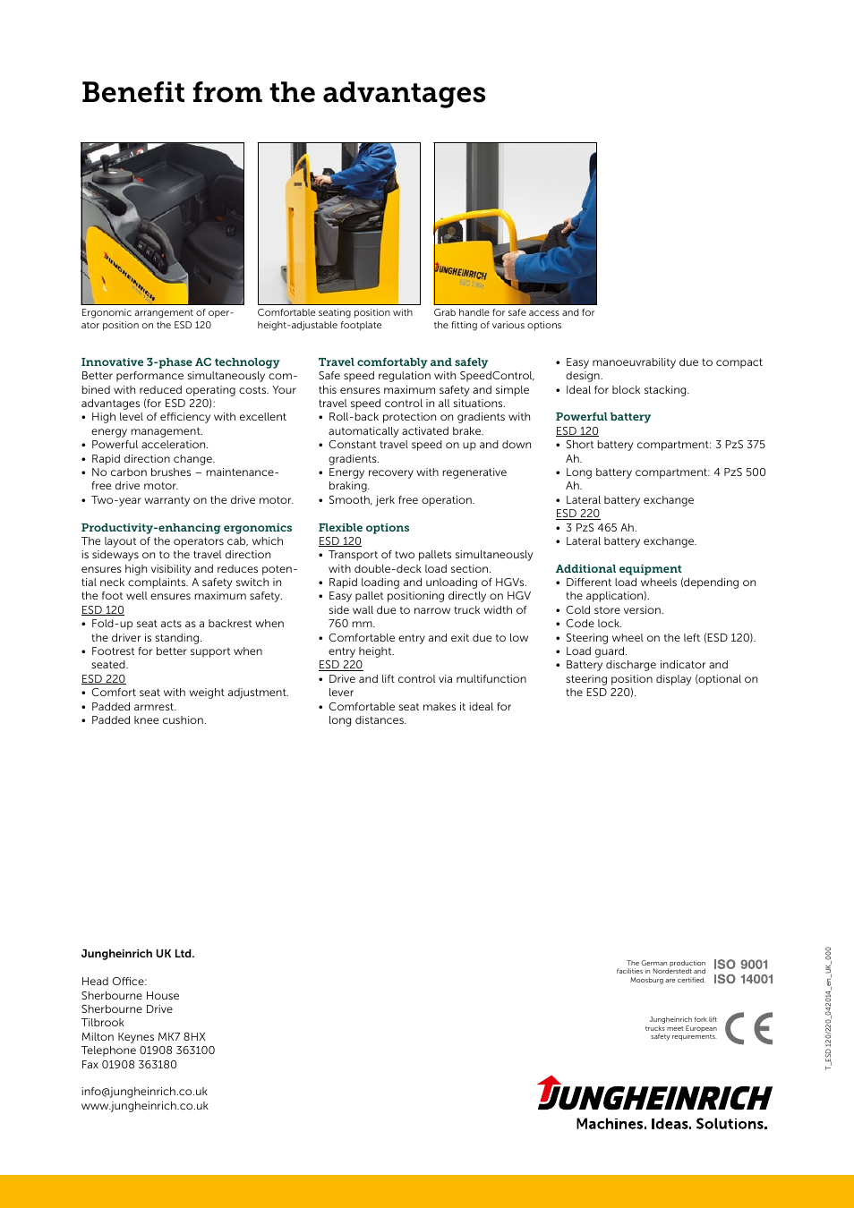 Benefit from the advantages | Jungheinrich ESD_120-220 User Manual | Page 4 / 4