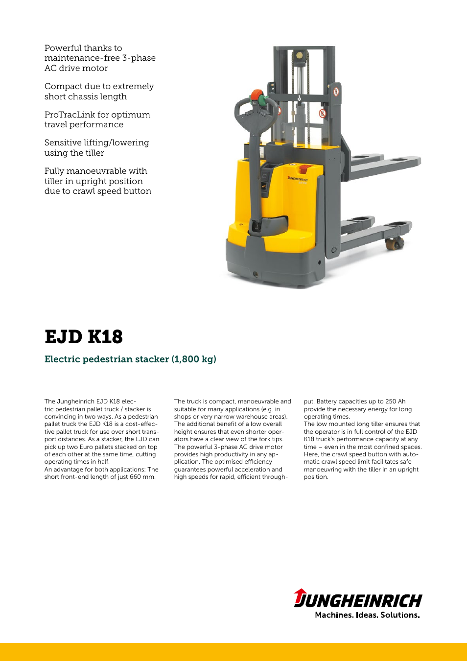Jungheinrich EJD_K18 User Manual | 4 pages