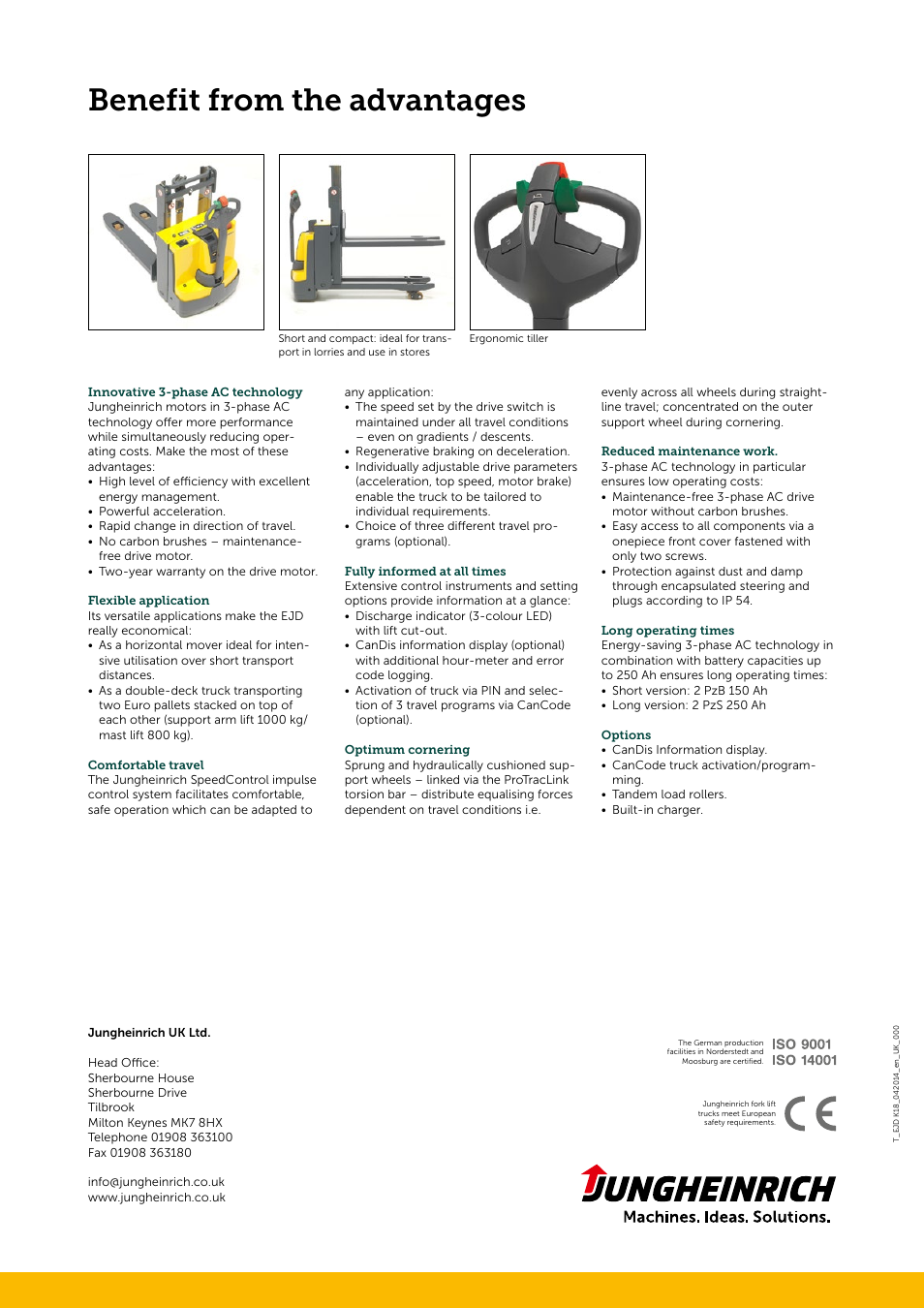 Benefit from the advantages | Jungheinrich EJD_K18 User Manual | Page 4 / 4