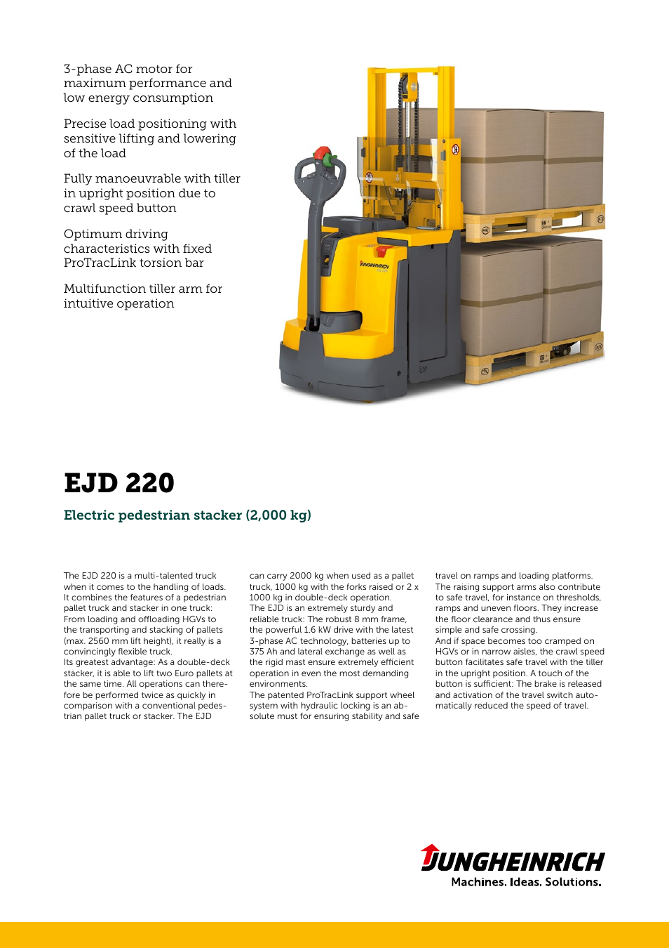 Jungheinrich EJD_220 User Manual | 4 pages