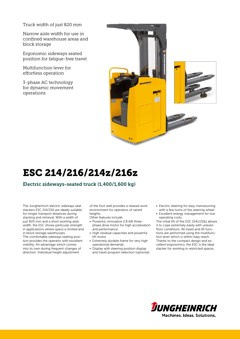 Jungheinrich ESC_214–214z–216–216z User Manual | 4 pages