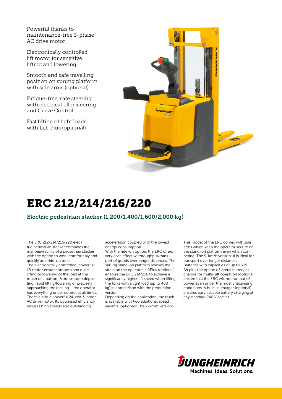 Jungheinrich ERC_212–214–216–220 User Manual | 4 pages
