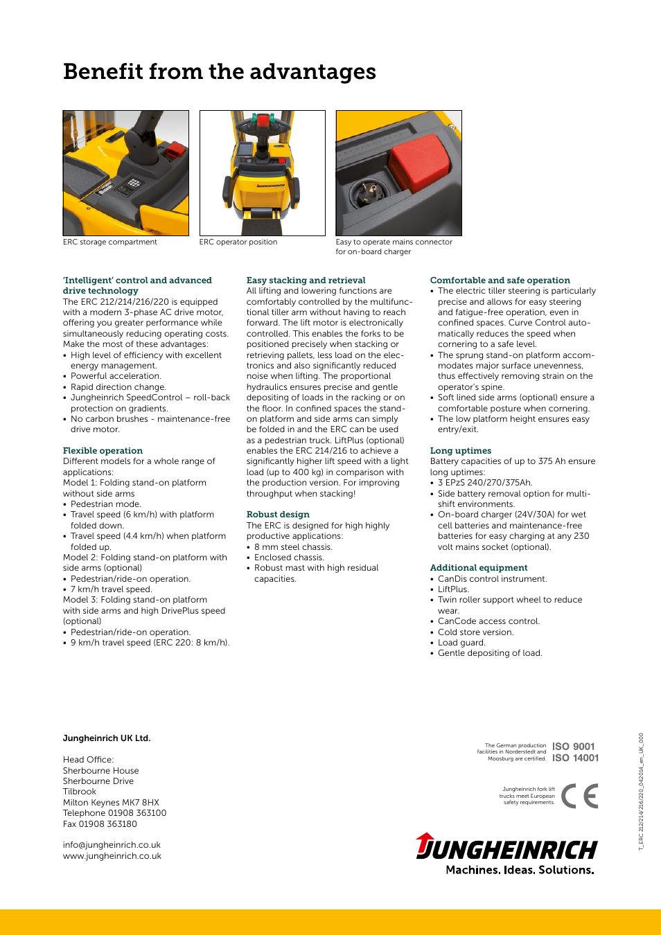 Benefit from the advantages | Jungheinrich ERC_212–214–216–220 User Manual | Page 4 / 4