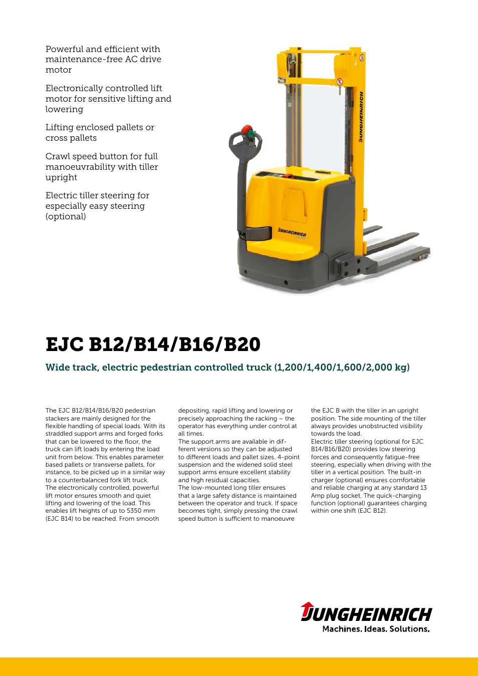 Jungheinrich EJC_B12-B14-B16-B20 User Manual | 4 pages