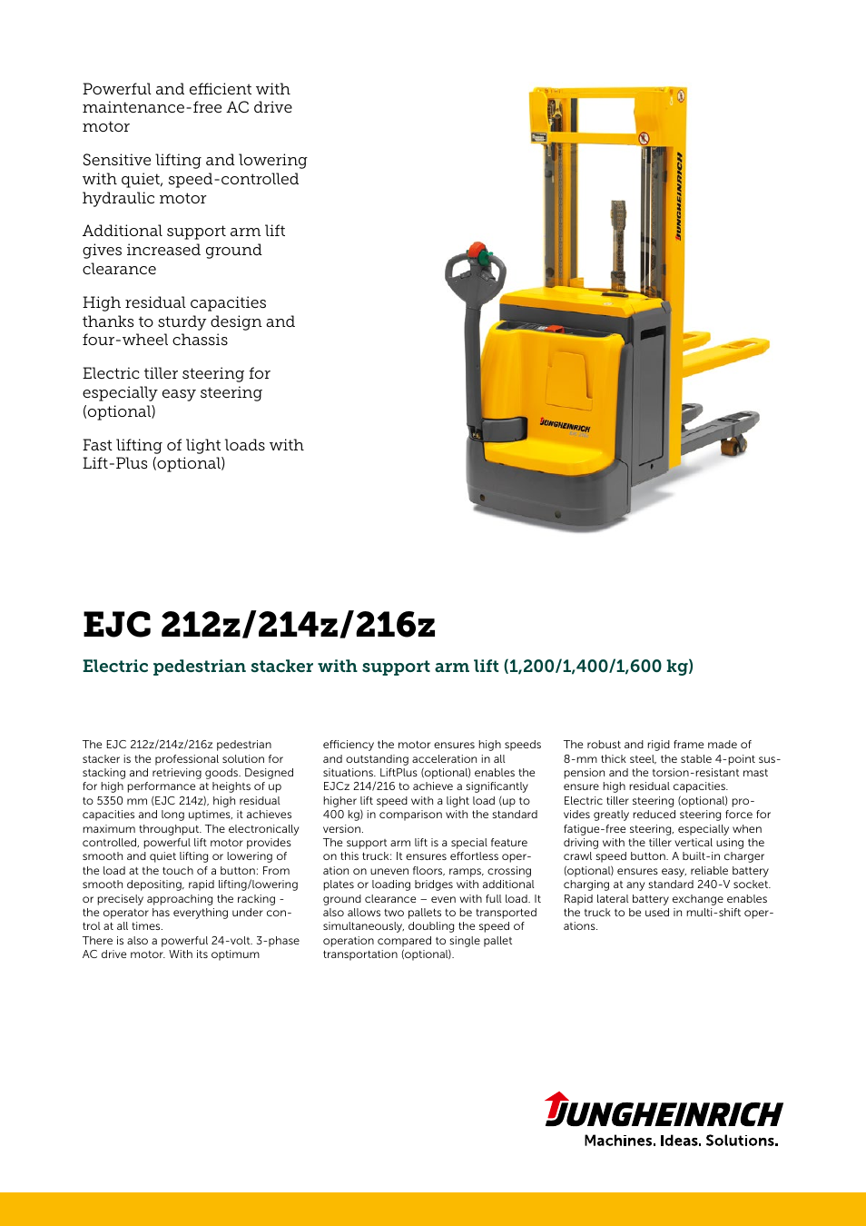 Jungheinrich EJC_212z–214z-216z User Manual | 4 pages