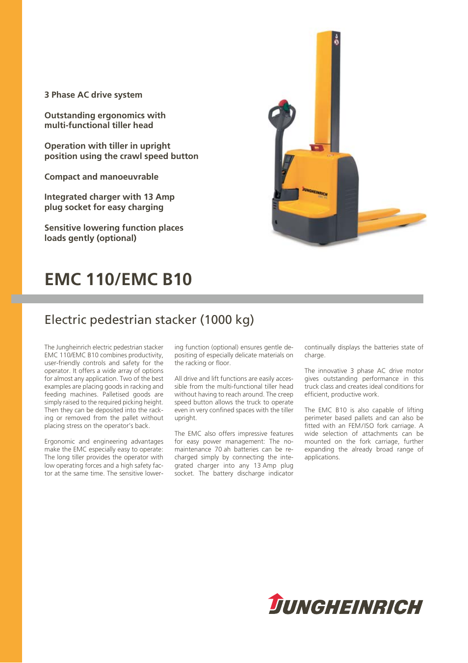 Jungheinrich EMC_B10 User Manual | 4 pages