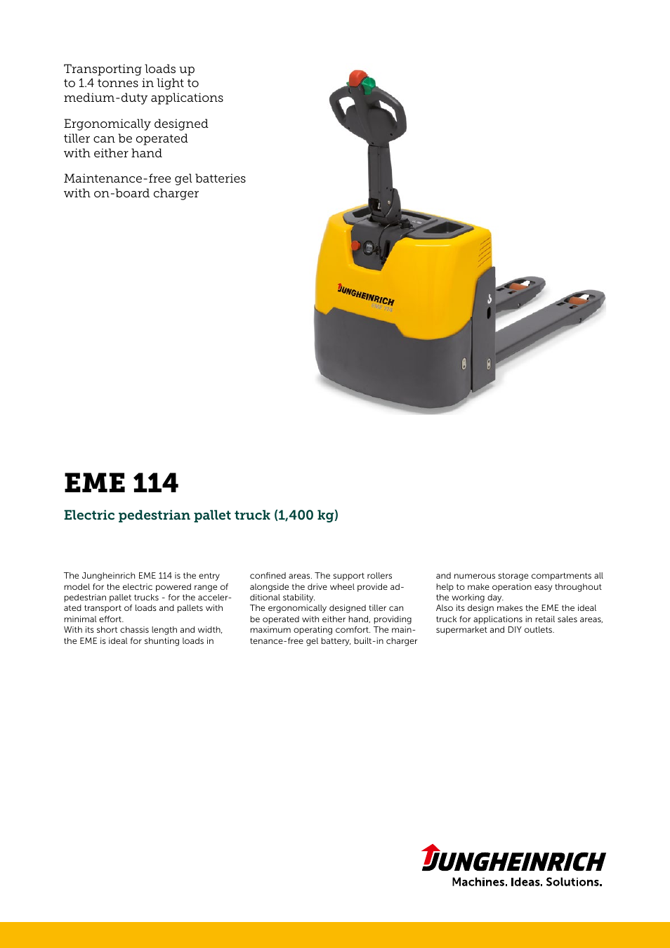 Jungheinrich EME_114 User Manual | 4 pages