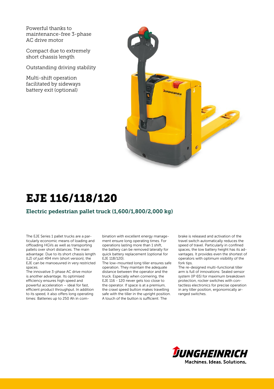 Jungheinrich EJE_116-118-120 User Manual | 4 pages