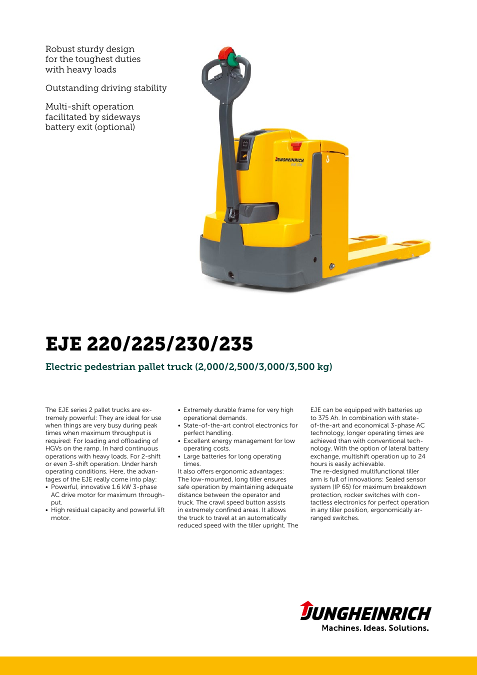 Jungheinrich EJE_220-225-230-235 User Manual | 4 pages