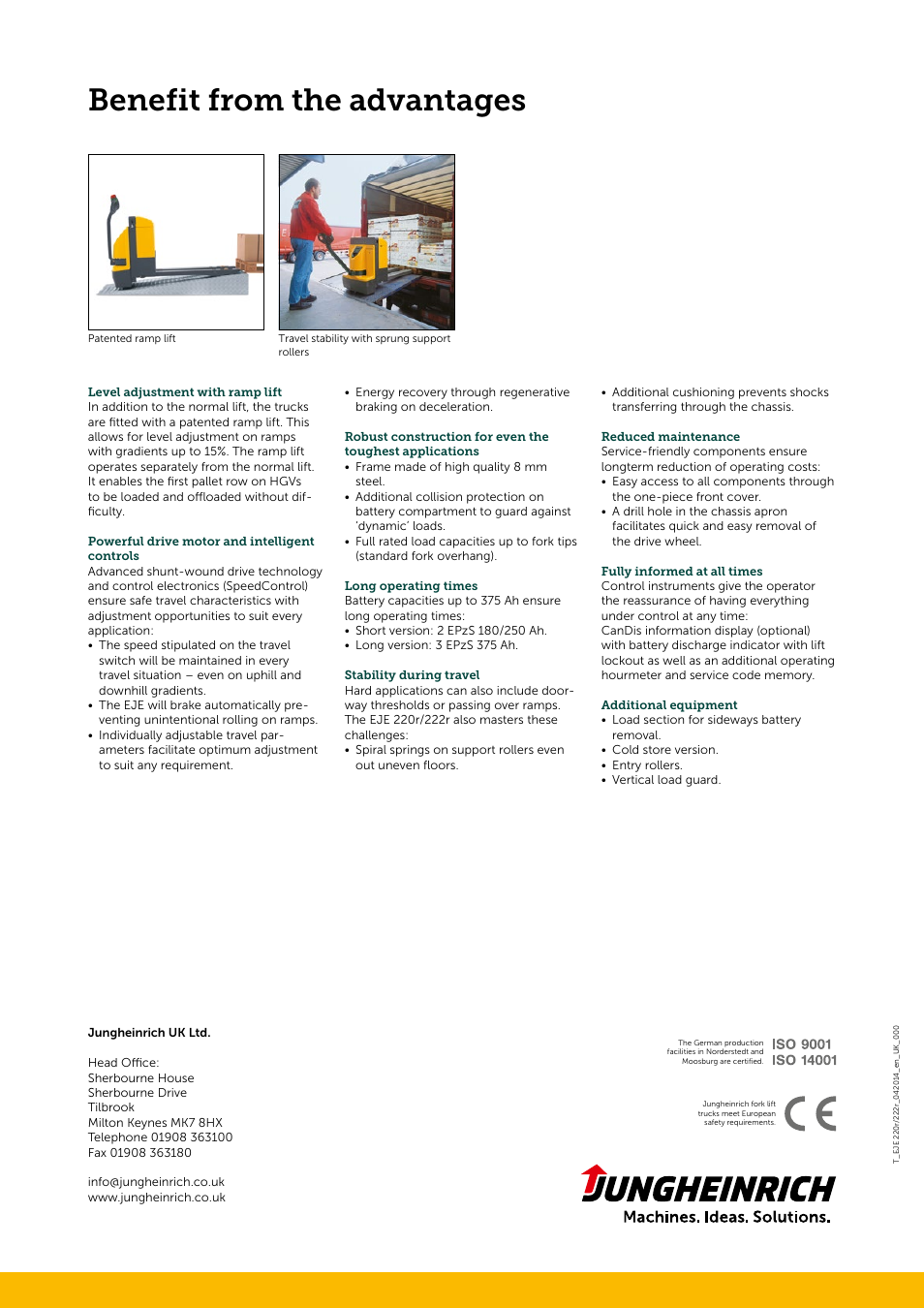 Benefit from the advantages | Jungheinrich EJE_220r-222r User Manual | Page 4 / 4