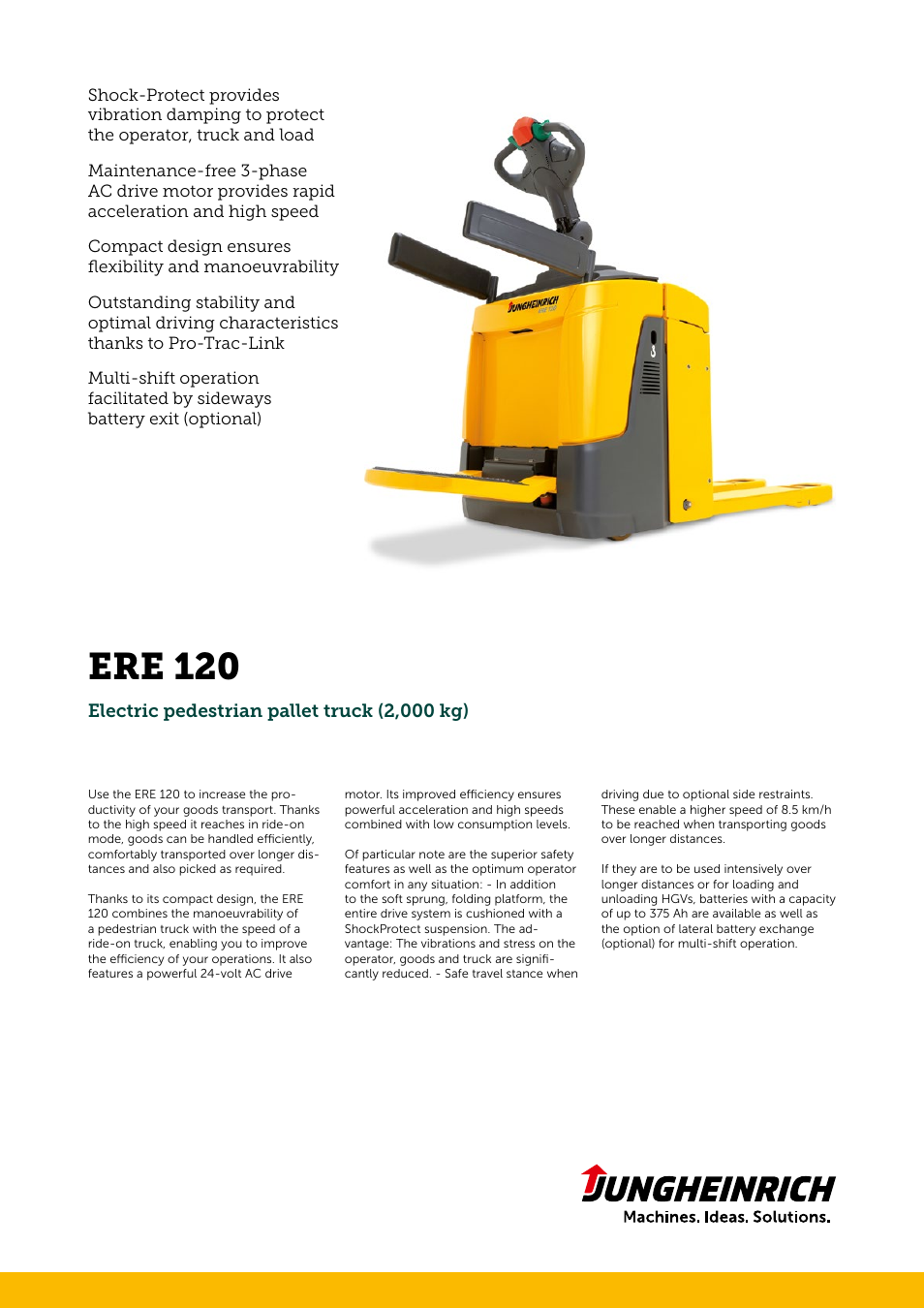 Jungheinrich ERE_120 User Manual | 4 pages