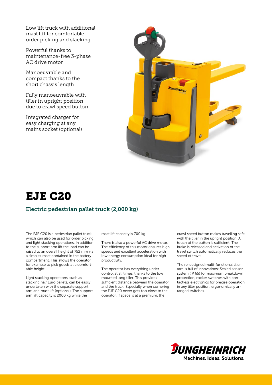 Jungheinrich EJE_C20 User Manual | 4 pages