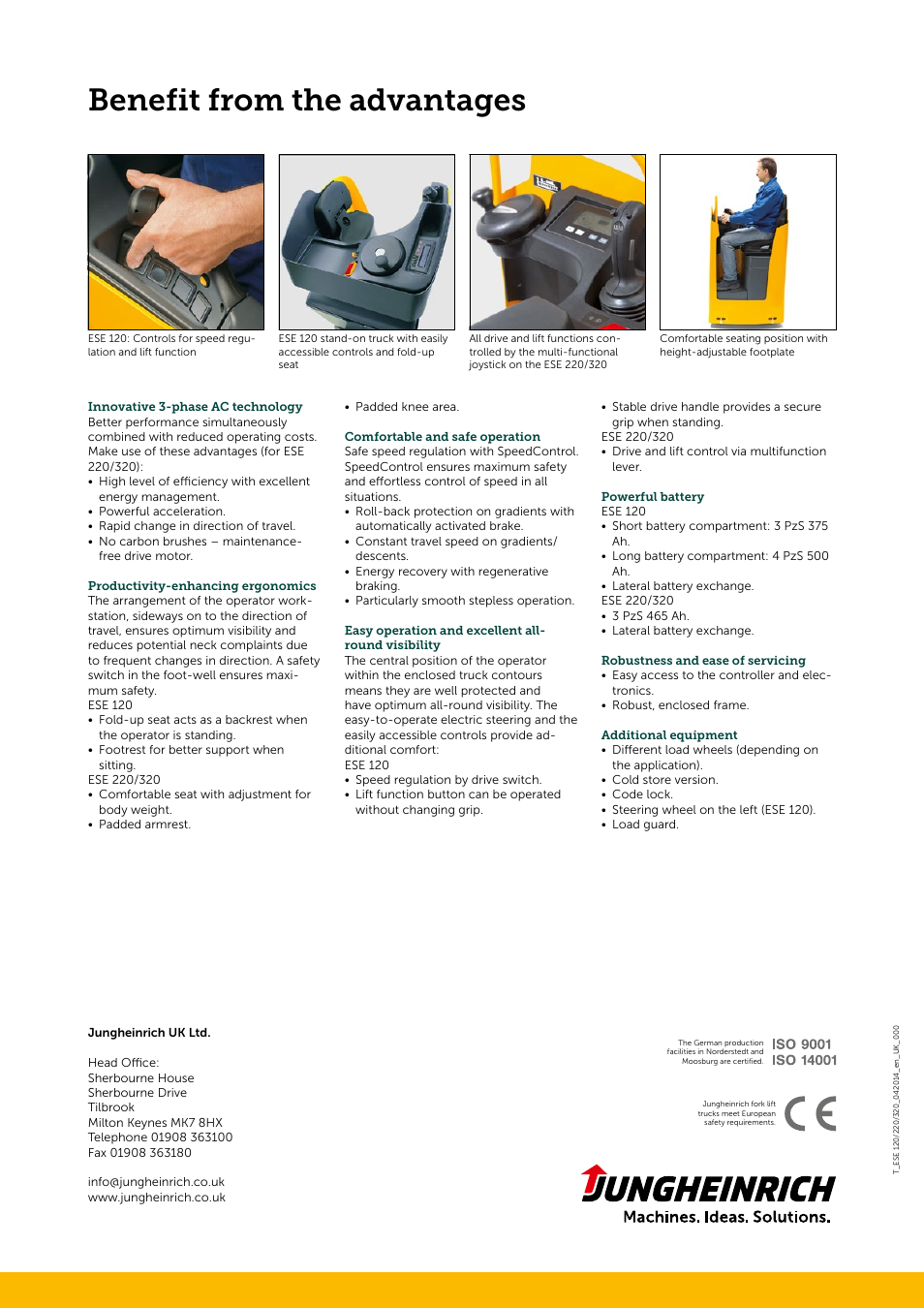 Benefit from the advantages | Jungheinrich ESE_120-220-320 User Manual | Page 4 / 4