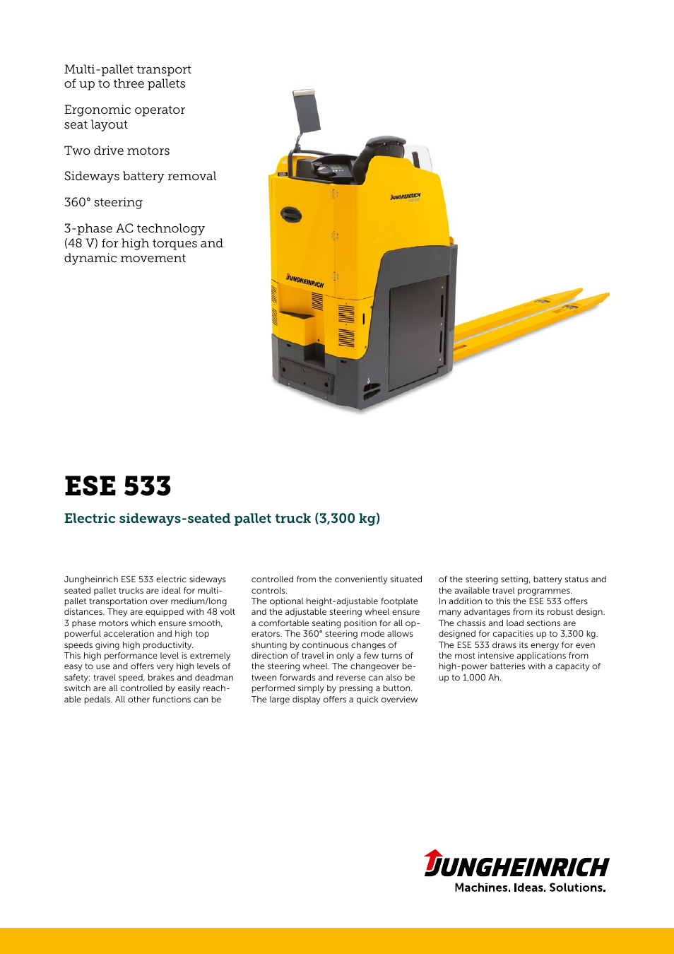 Jungheinrich ESE_533 User Manual | 4 pages