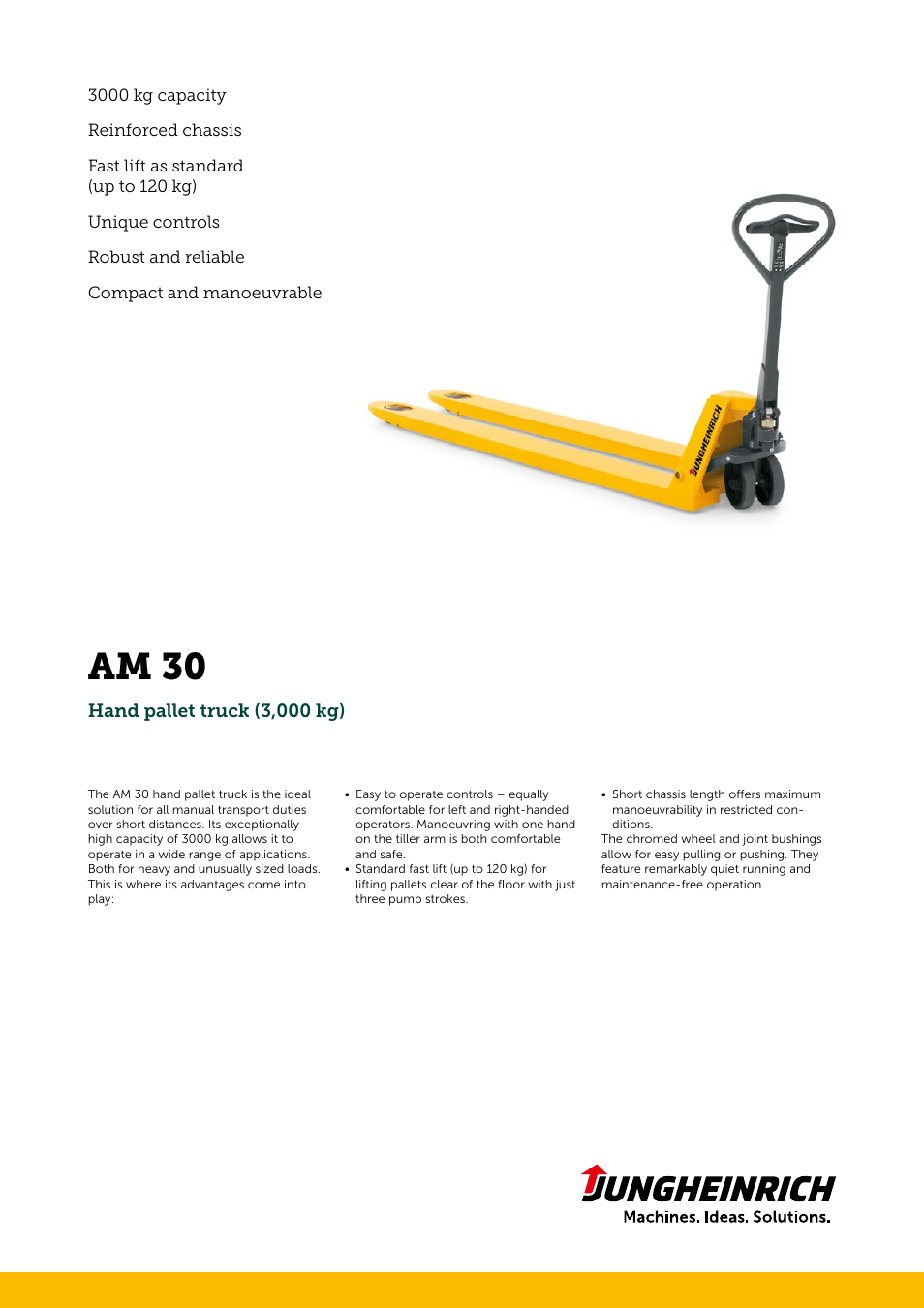 Jungheinrich AM_30 User Manual | 4 pages