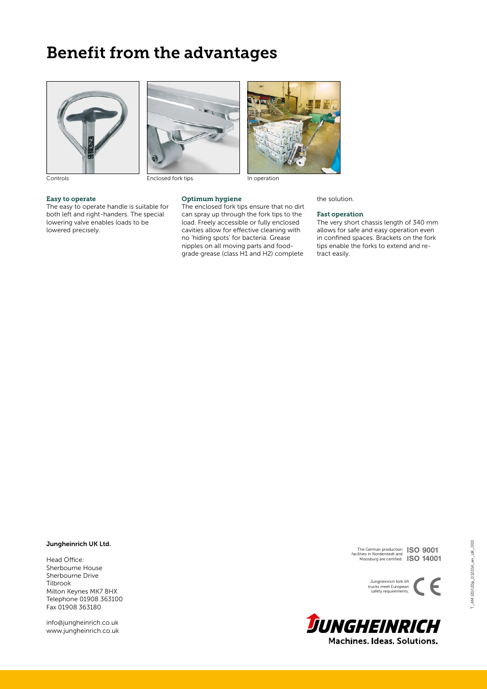 Benefit from the advantages | Jungheinrich AM_I20-I20p User Manual | Page 4 / 4