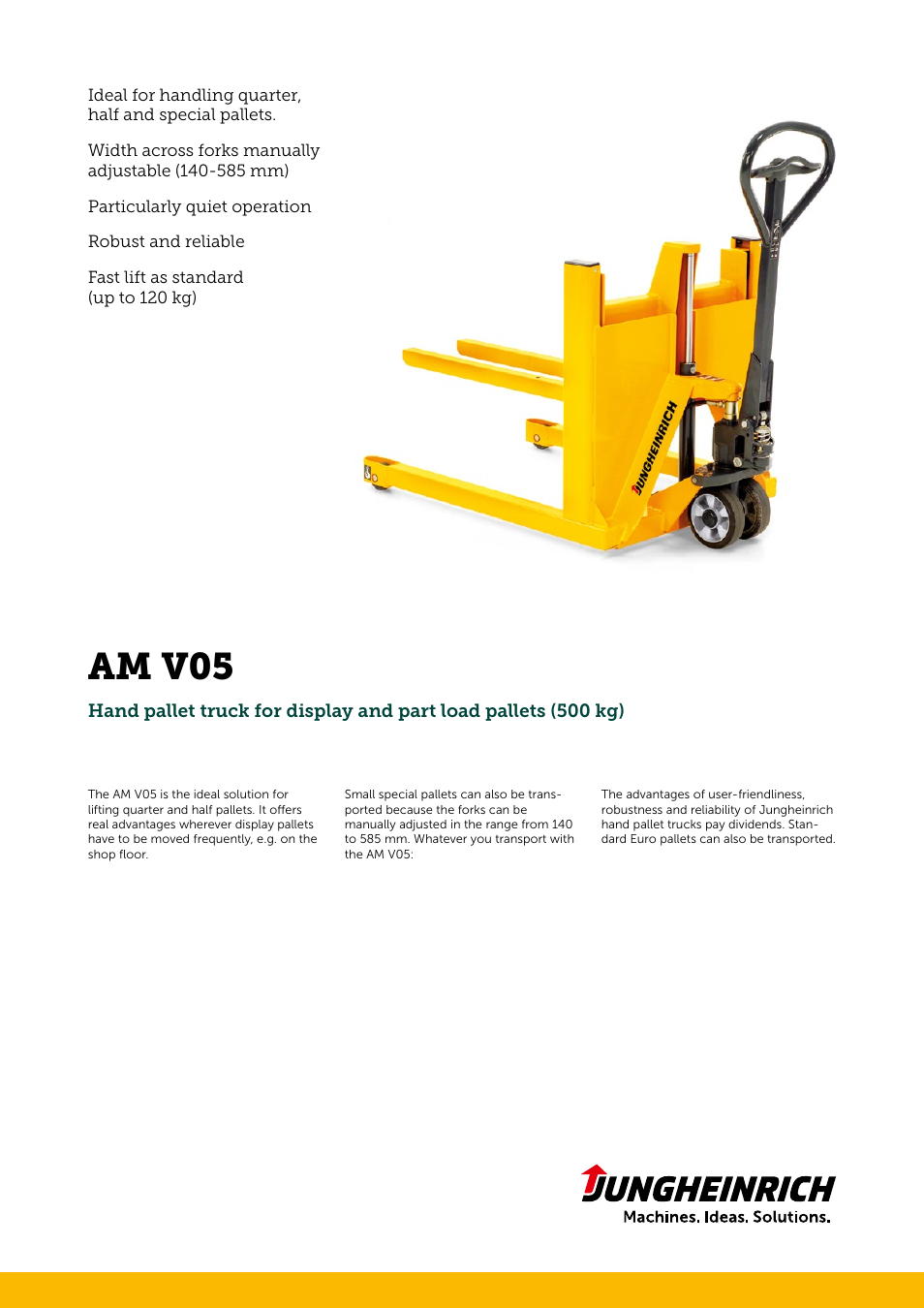 Jungheinrich AM_V05 User Manual | 4 pages